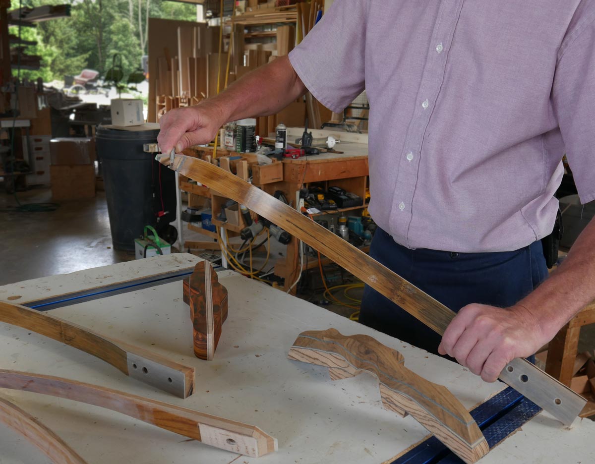 Making custom longbow Making custom longbow