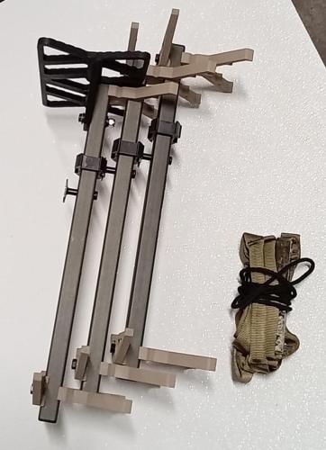 MHS 3 Stick System with Flat Monarch Platform Moveable Aider, 7Lbs, and 22 Foot Climb Rating 